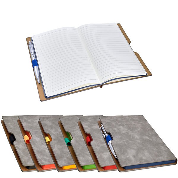 מחברת פגישות חכמה A5 עם תפס לעט
